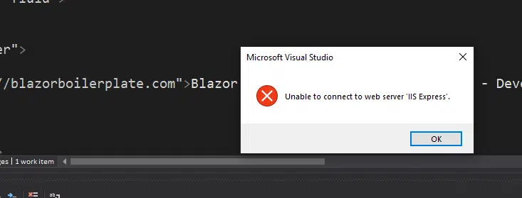 unable-to-connect-to-iis-express
