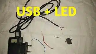 how-to-connect-led-to-battery-charger-with-usb