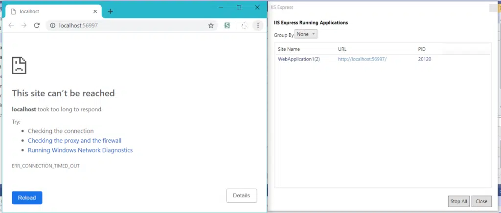 unable-to-connect-to-web-server-iis-express